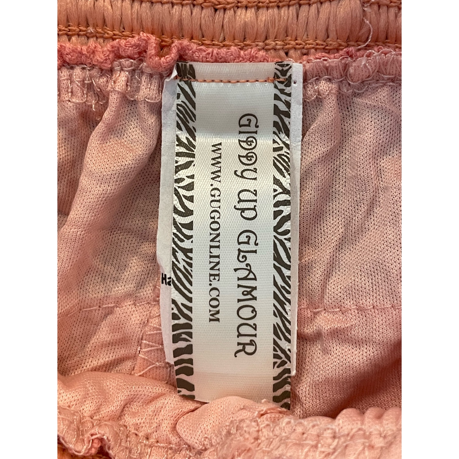 Gug Pink Ruffle Lace Shorts Medium New With Tag — image 5 of 8